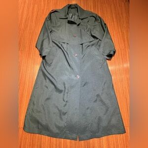COPY - Emerald Green Trench Coat